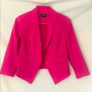 BEBE brand bright pink women’s jacket